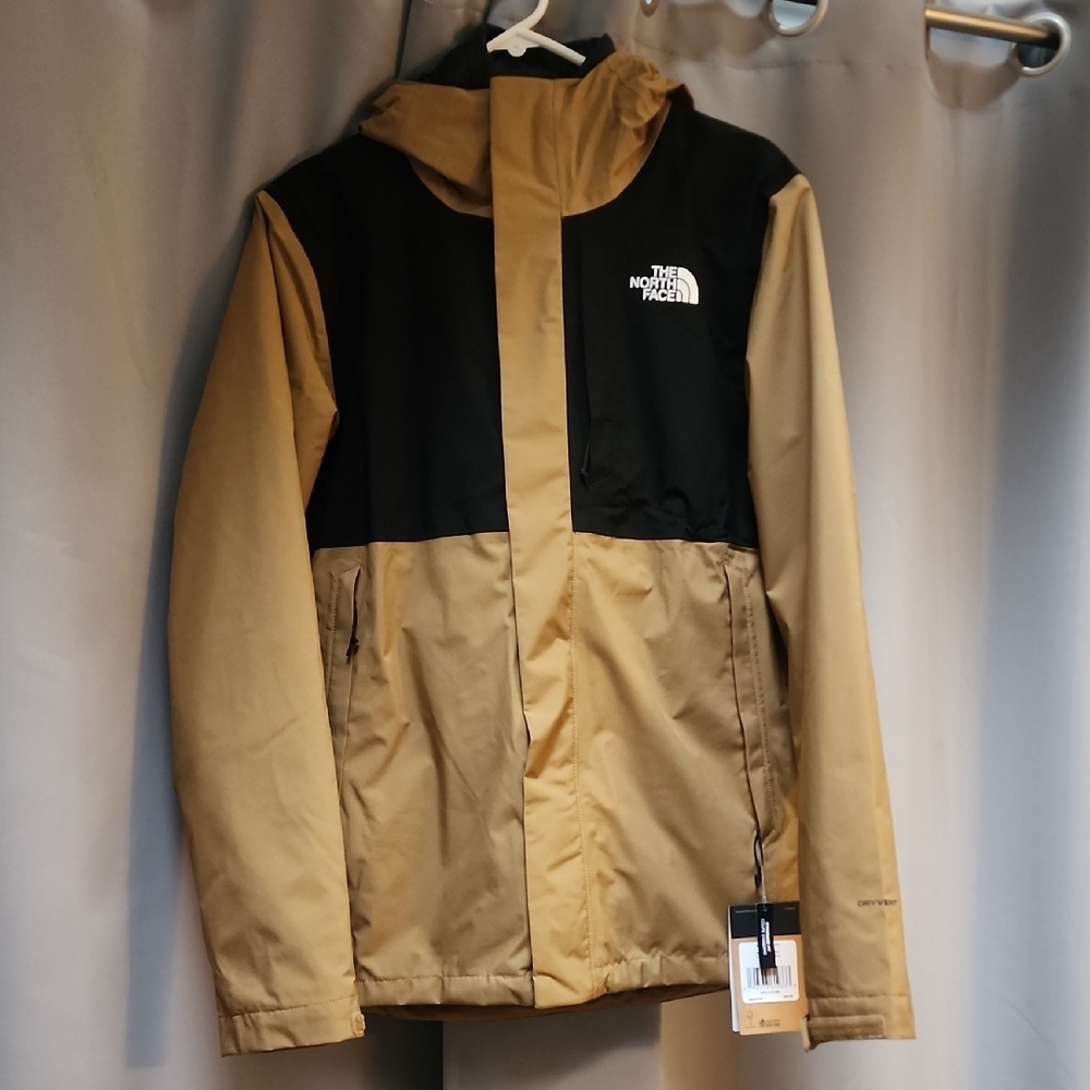 The North Face Men's Black and Tan Performance Jacket